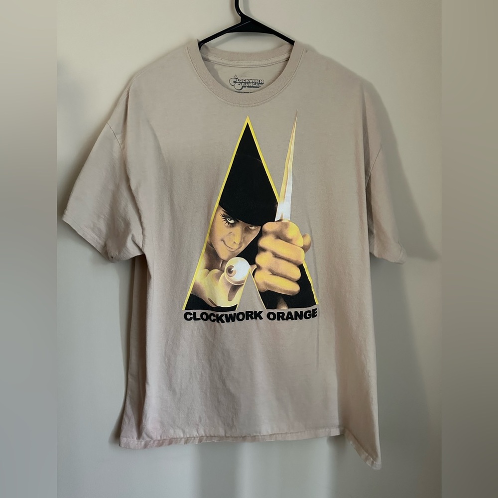A Clockwork Orange Movie Promo T-Shirt Mens Size Large 100% Cotton